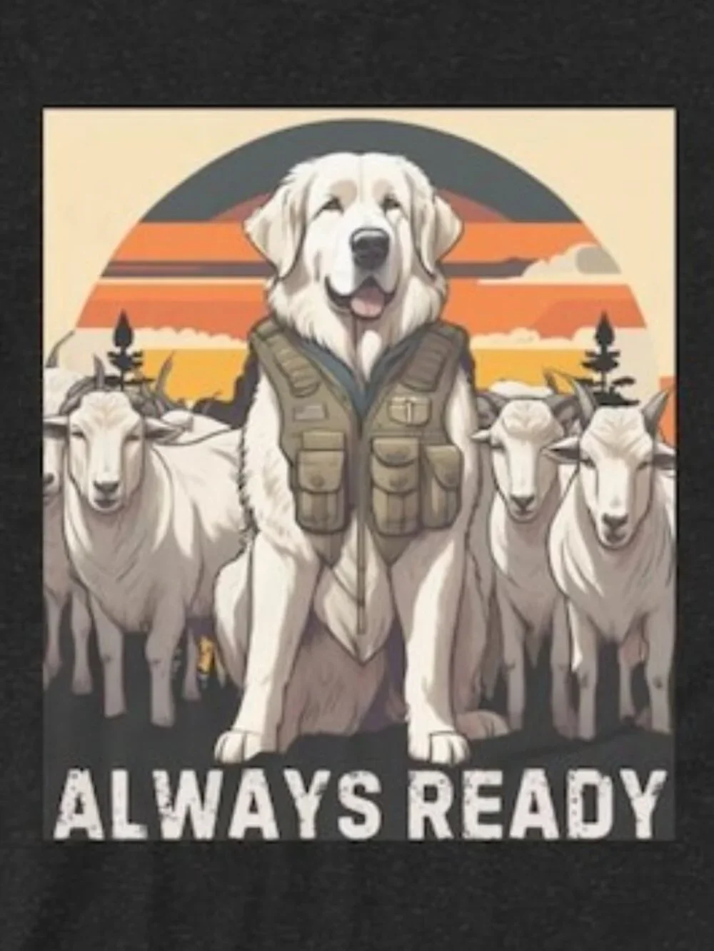 Great Pyrenees Livestock Guardian Dog Shirt - Picture 2 of 4
